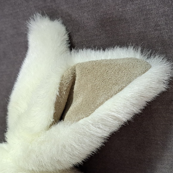 Vintage Gund Collector's Classic White Snowshoe Bunny Rabbit Plush VG- 11" 1986 - Picture 9 of 14